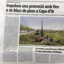 Geoplanning siempre presente en las obras de gran magnitud…. En este caso en Lleida capital en una promoción de viviendas Geoplanning siempre presente en las obras de gran magnitud…. En este caso en Lleida capital en una promoción de viviendas